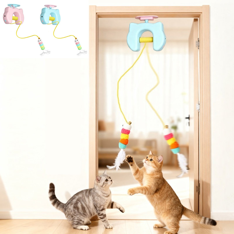 Power Tools Cat - Electric Cat Toy with 2 Ropes