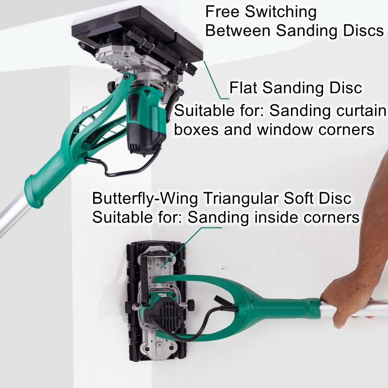 Detail Sander Corner - Electric Wall Corner Sander, Triangular Sandpaper