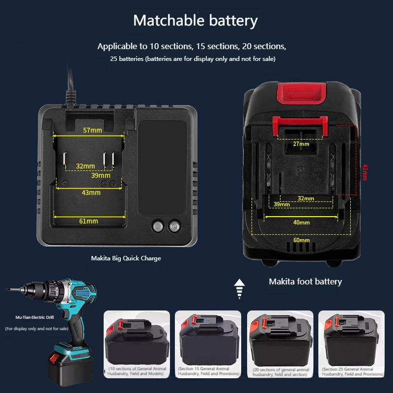 EU US 18V 21V Charger For Maki - Power Tools Aeg 评论和价格