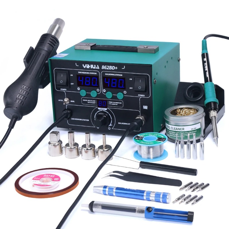 862BD+ Hot Air Gun Soldering S - Power Tools Used In Welding 评论和价格
