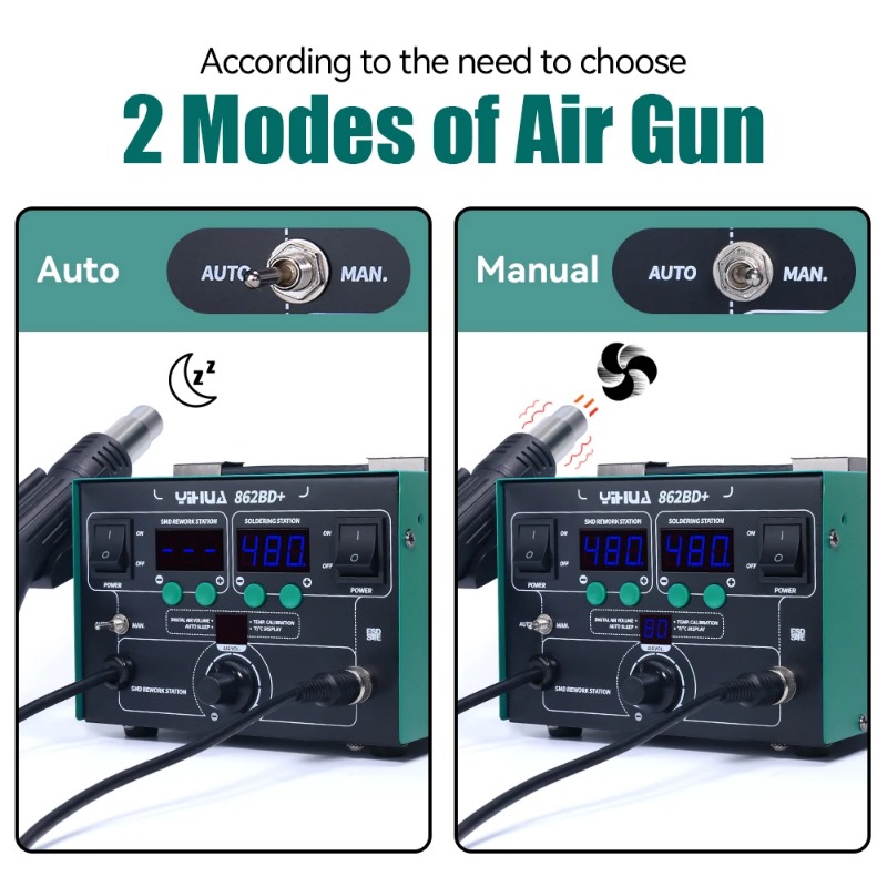 862BD+ Hot Air Gun Soldering S - Power Tools Used In Welding 评论和价格