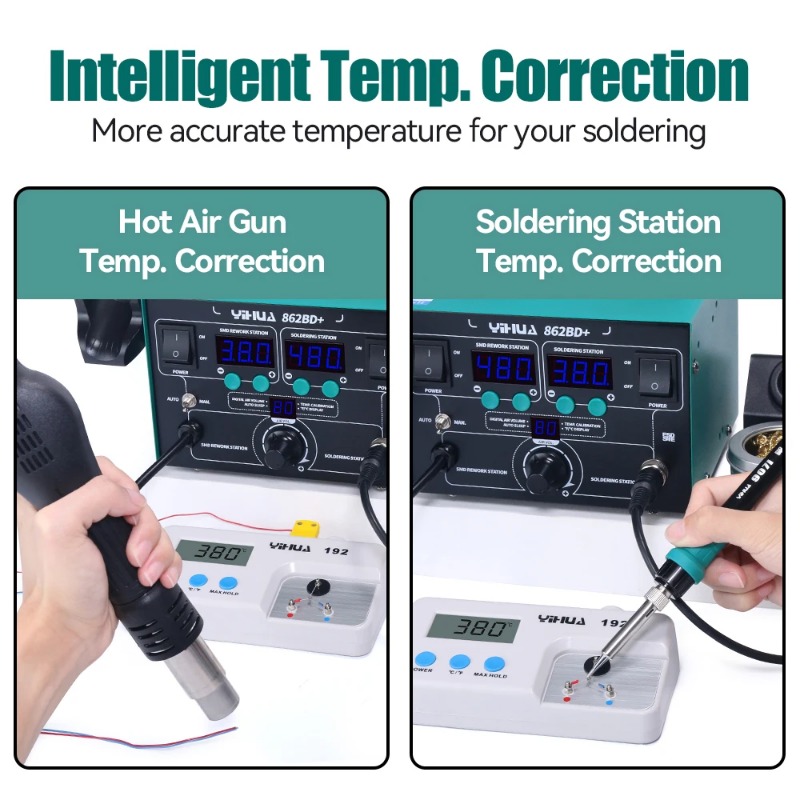 862BD+ Hot Air Gun Soldering S - Power Tools Used In Welding 评论和价格