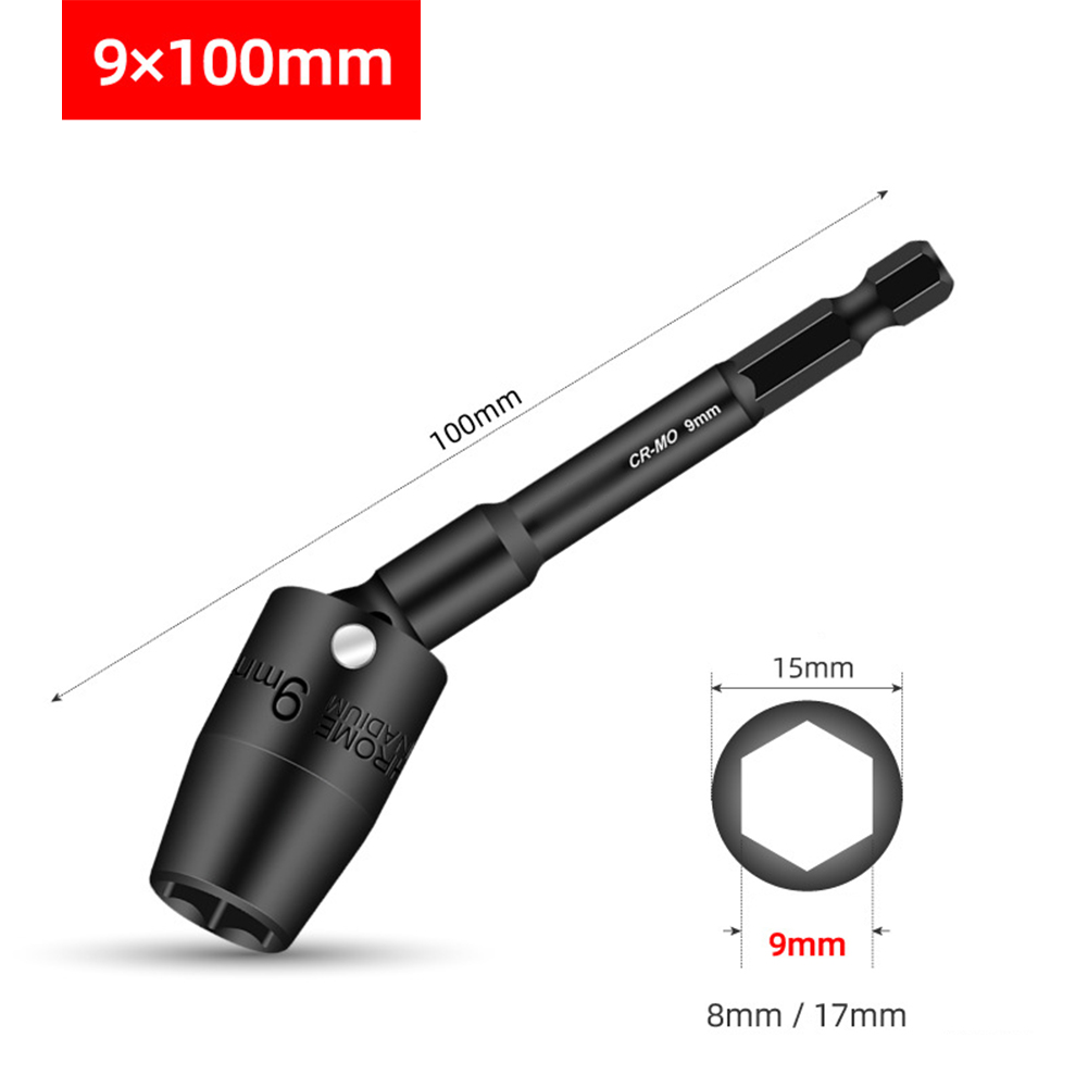 1Pc 100mm Hex Socket H8-H19 36 - Power Tools Lowes 评论和价格