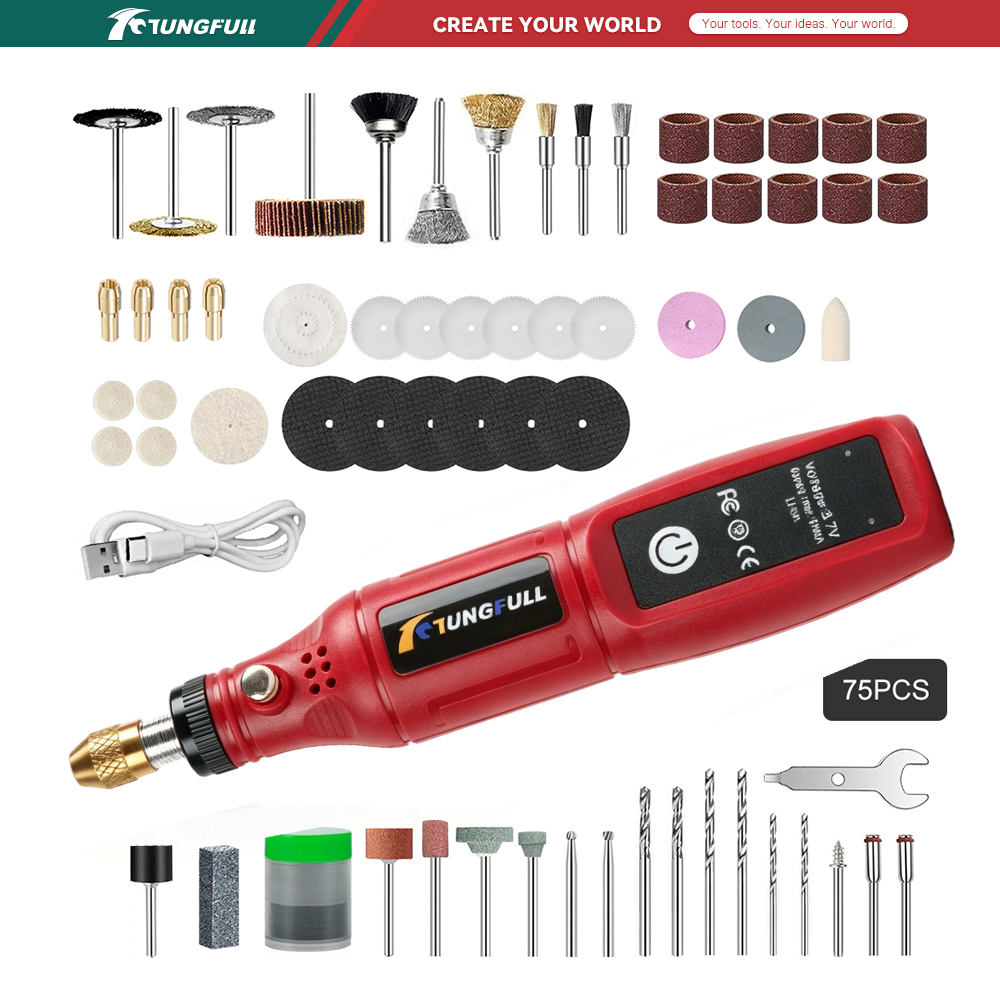 TUNGFULL 3.7V Cordless Rotary  - Power Tools Aeg 评论和价格