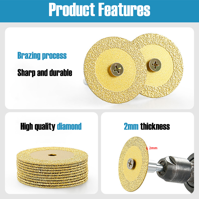 40mm Braze Diamond Saw Blade M - Power Tools Icon 评论和价格